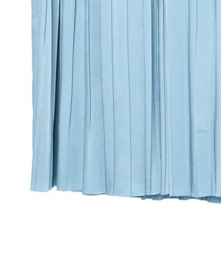 JOSEPH プリーツサテン　スカート Chambray