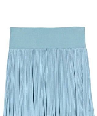 JOSEPH プリーツサテン　スカート Chambray