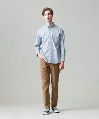 J.PRESS MEN ハイパワーストレッチ 5ポケットパンツ ベージュ系