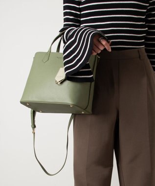 LA BAGAGERIE 【MONICA】バイカラーミディトートバッグ