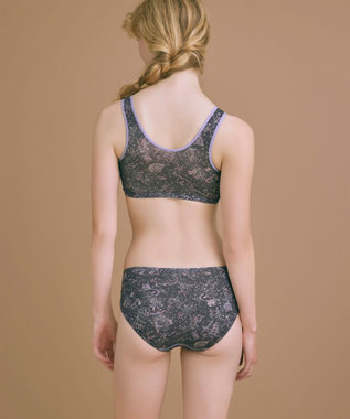 une nana cool MADEWITHLIBERTYFABRICナイトアップブラ ダークグレー