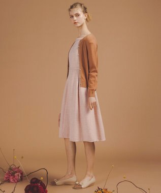 TOCCA CASHMERE カーディガン ベージュ系