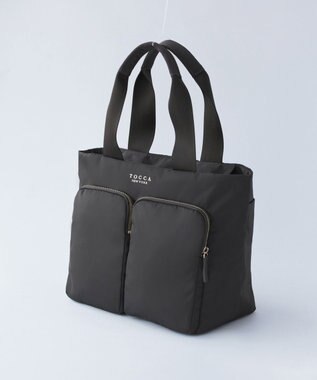 TOCCA 【WEB＆一部店舗限定・A4サイズ対応】VIA METRO NYLON BAG ナイロンバッグ ライトグレー系