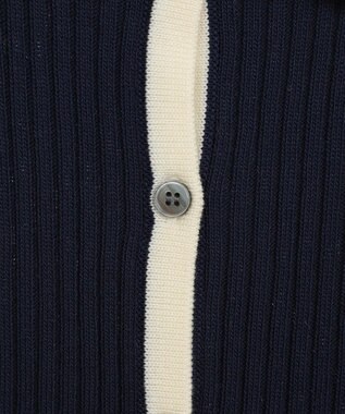 earth music&ecology リブニットカーディガン Navy