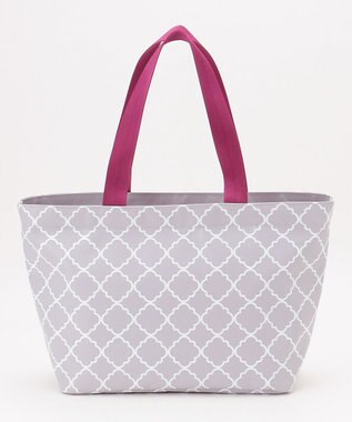 TOCCA 【A4サイズ対応・撥水】CHECKER CLOVER RAIN BAG レインバッグ ライトグレー系