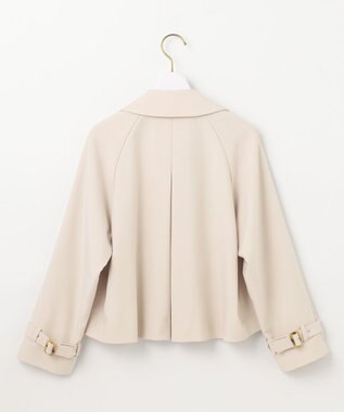 ANY SIS S 【低身長企画】ショートトレンチ コート アイボリー