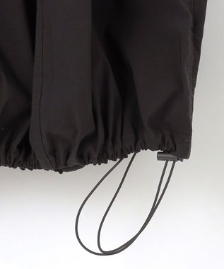 ANY 【撥水/ウエストゴム/2WAY】ドロストスカート ブラック