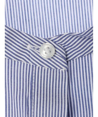 AMERICAN HOLIC フリルバンドカラーシャツ Stripe