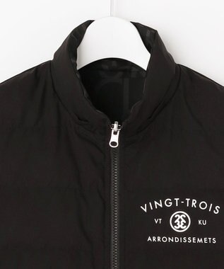 23区GOLF 【WOMEN】中綿リバーシブルベスト ブラック系5