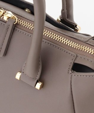 J.PRESS LADIES 【WEB限定カラーあり・2way】curve ボストン バッグ モカ系