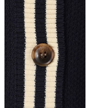 earth music&ecology セーラーニットカーディガン Navy