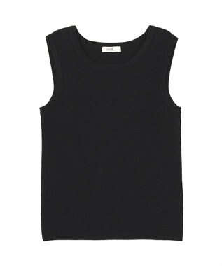 earth music&ecology ニットタンクトップ Black