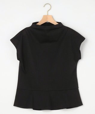 組曲 【先行予約/WEB限定】プレーティング天竺  ペプラムカットソー