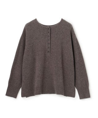 UNFILO 【先行予約】カシミヤブレンドニット 2WAY ヘンリーネック