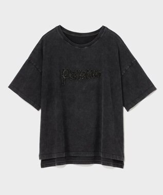 GRACE CONTINENTAL ピグメントTシャツ ブラック