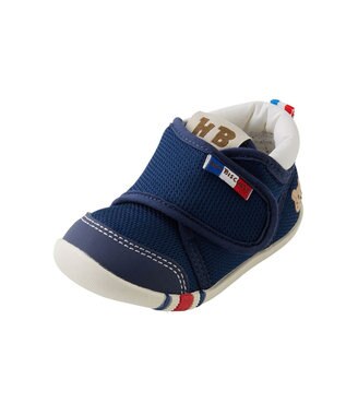 MIKI HOUSE HOT BISCUITS 【11.5-13cm】 ファーストベビーシューズ 紺