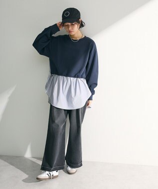 Green Parks ダンボールドッキングチュニック Navy