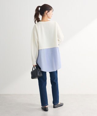 Green Parks ダンボールドッキングチュニック Ecru