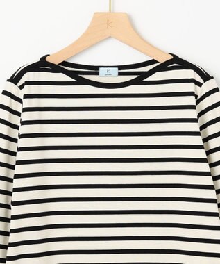 組曲 コットンバスクロング Tシャツ アイボリー系1