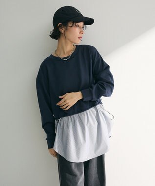 Green Parks ダンボールドッキングチュニック Navy