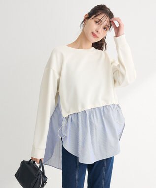 Green Parks ダンボールドッキングチュニック Ecru