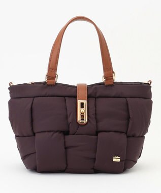 LA BAGAGERIE パデットブロック2WAYミニトート ワイン