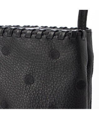 UNBILLION perche 牛革ソフト3層かがりショルダーバッグ オーク