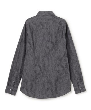 JOSEPH HOMME アブストラクトジャガードストレッチ　レギュラーカラーシャツ グレー系