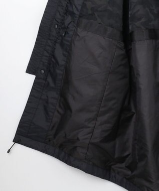 JOSEPH ABBOUD MOUNTAIN 【UNISEX】リサイクルナイロンリップ コート ブラック系