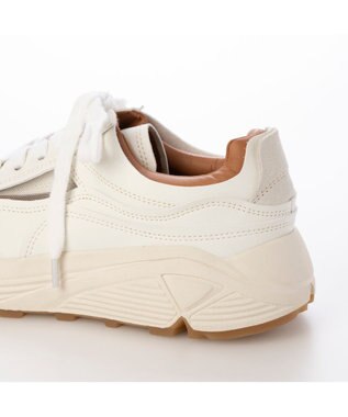 MODE ET JACOMO <carino>シースルー厚底スニーカー ホワイトコンビ