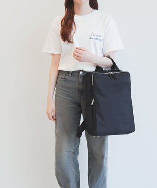 ACE BAGS & LUGGAGE 【洗える背面パッド付】 ace. フィッテムライト リュックサック A4/14インチ収納 20392 エース ブラック