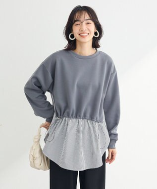 Green Parks ダンボールドッキングチュニック Gray