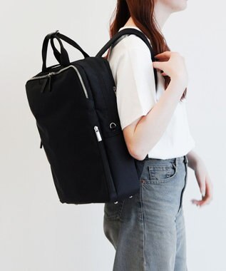 ACE BAGS & LUGGAGE 【洗える背面パッド付】 ace. フィッテムライト リュックサック A4/14インチ収納 20392 エース ブラック