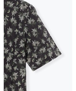 Te chichi 【LIBERTY FABRICS】ウエストタックワンピース ブラック