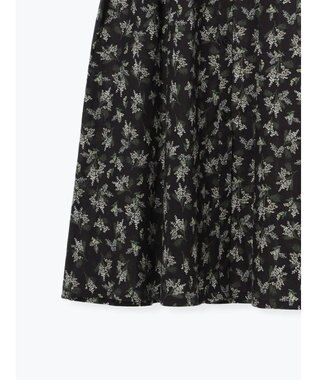 Te chichi 【LIBERTY FABRICS】ウエストタックワンピース ブラック