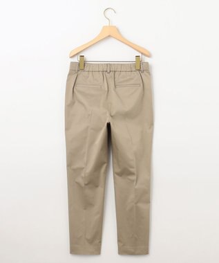 組曲 【WEB限定】サテンストレッチ クロップドパンツ モカベージュ系