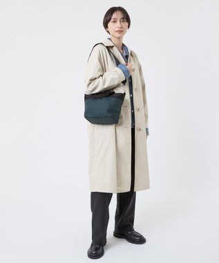 LeSportsac SMALL BUCKET TOTE/ミッドナイトグリーン/ブラック ミッドナイトグリーン/ブラック