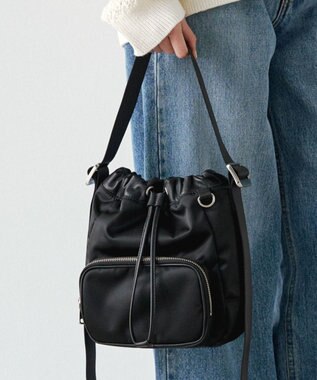 russet 《インフルエンサースタッフ企画》マルチショルダーバッグ(CE-1708) Black