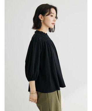 Green Parks Ｂ．スモッキングカットプルオーバー Red