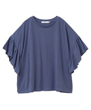 AMERICAN HOLIC バックフリル半袖プルオーバー Navy