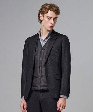 JOSEPH HOMME 新素材【セットアップ対応 / ストレッチ】スロープドビージャージー　ジャケット グレー系