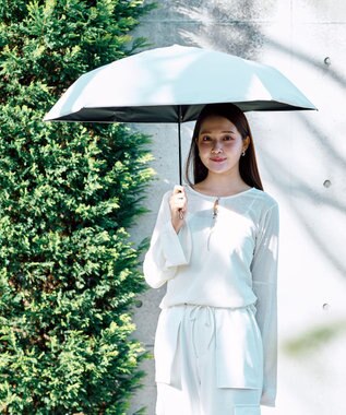 MOONBAT 【遮光100％/超軽量 /雑誌掲載】マジで軽い傘 晴雨兼用折りたたみ日傘 50cm マジカルテックプロテクション ホワイト