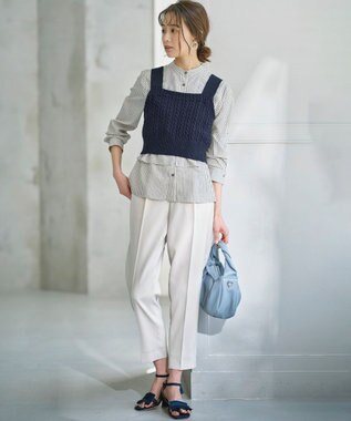 組曲 【2WAY】ソフトミニラウンドバッグ スカイブルー系