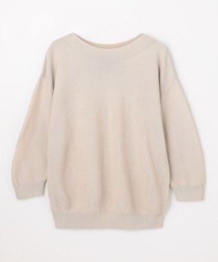 ANY アクリルガーターニット グレージュ