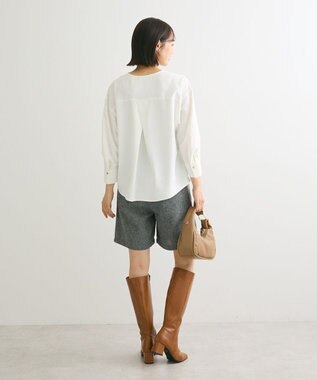 Green Parks ２ＷＡＹ　バースキッパーブラウス Off White