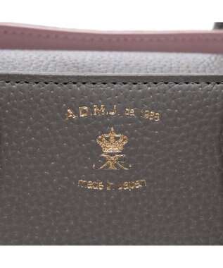 A.D.M.J. 【牛革】　スワロ付きミニトート(Dカン＋) GRAY