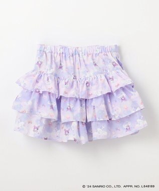 ANY KIDS 【サンリオキャラクターズ×any FAM】フリルショートパンツ ラベンダー×クロミ