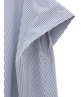 CRAFT STANDARD BOUTIQUE ステンサイドソリッドストライプブラウス2 Stripe Blue