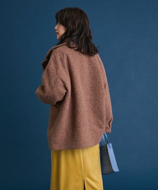 Green Parks ブークレＰコート Mocha