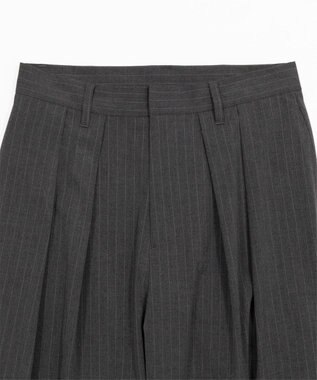 WEGO 【セットアップ対応】2タックバギースラックス グレーストライプ